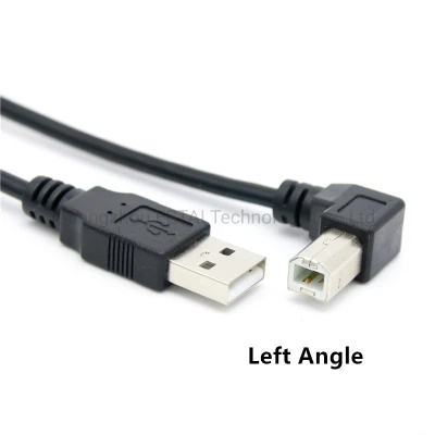 왼쪽 각도 미니 USB 5 핀 USB 2.0 남성 90도 각도 USB 케이블 MP3, MP4, GPS, 스마트폰, 태블릿