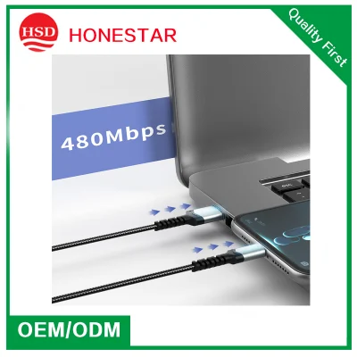 C형 마이크로 USB 안드로이드 휴대폰 고속 충전 마그네틱 케이블 QC 3.0