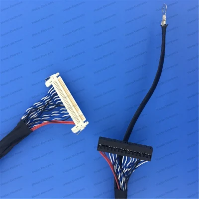 Lvds Cable Fix-17인치 ~ 23인치 LCD 패널용 30p 더블 2CH 8비트, 길이 50cm