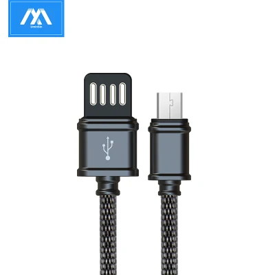 공장 가격 금속 머리 스테인레스 스틸 땋은 2A 초고속 마이크로 USB 2.0 데이터 동기화 충전 케이블 안드로이드 삼성 S4 S6