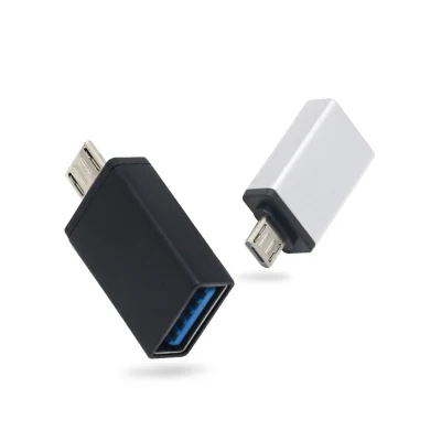 마이크로 USB B 수 - USB 2.0 A 암, USB 마이크로 OTG 암 어댑터 변환기 케이블